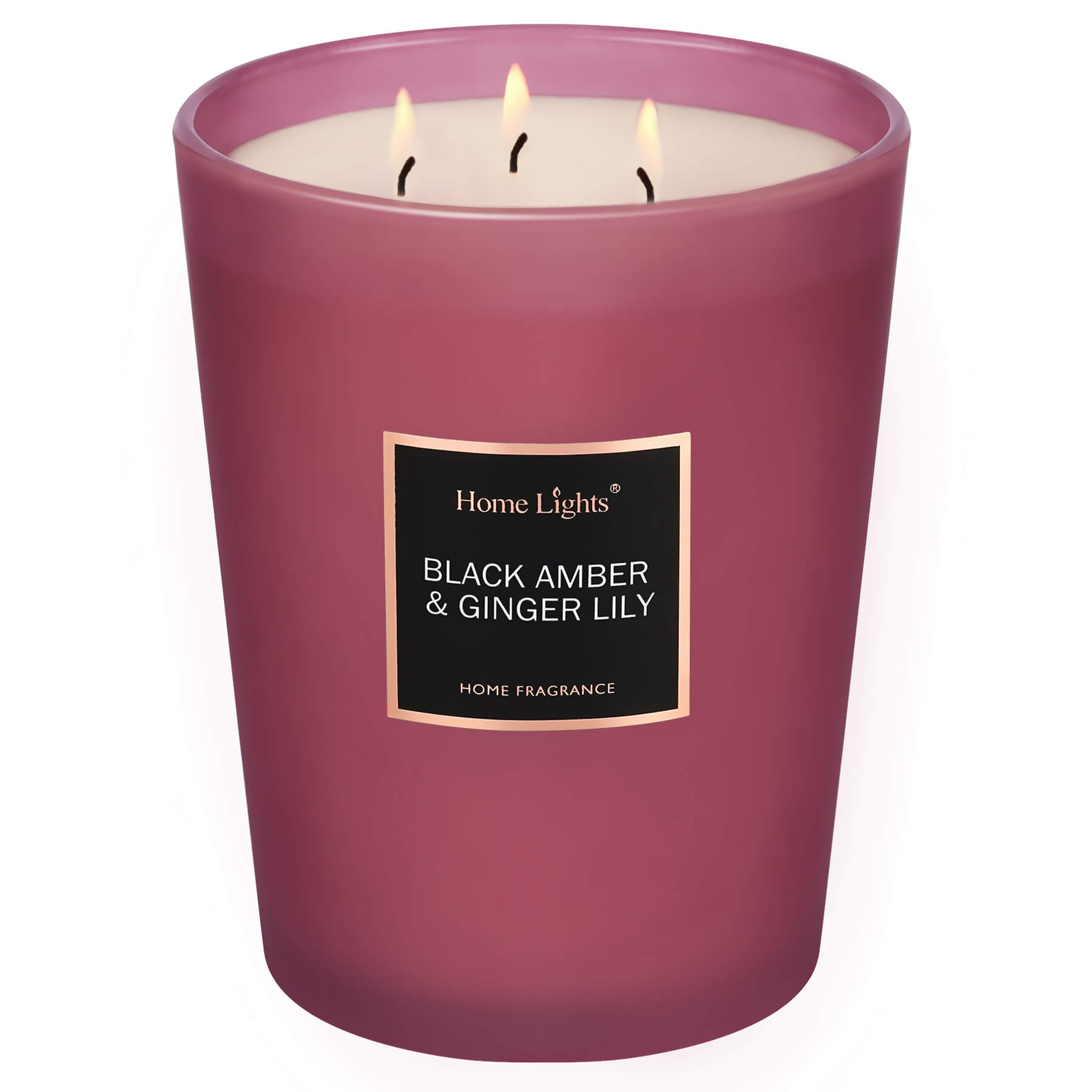 Picture of Black Amber & Ginger Lily Large Jar Candle | SELECTION SERIES 1316 Model